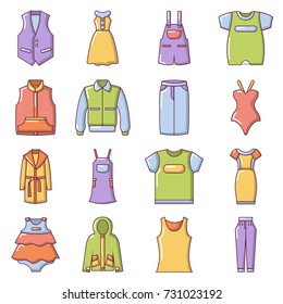 Set Different Types Clothing Stock Vector (Royalty Free) 54802657 ...