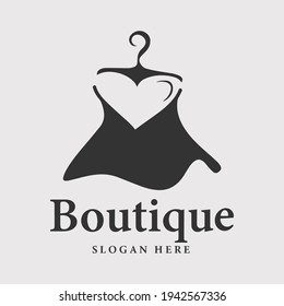 Fashion Clothing Dressing  And Boutique Logo Vector