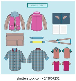 Fashion clothing office collection