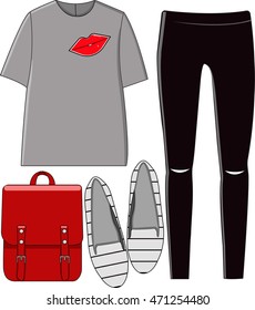 Fashion clothing. Vector/illustration