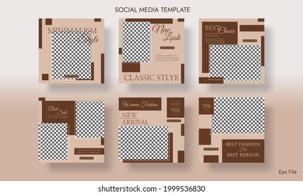 Fashion Collection social media Post Template