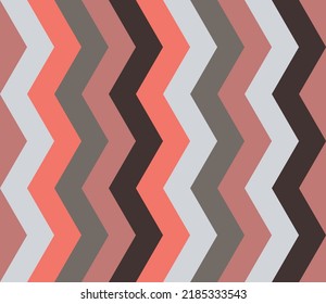 Fashion colored chevron seamless pattern. Cute abstract geometrical textures. Simple stylized design for clothe, kids fabrics, decor and wallpaper.