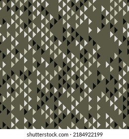 Fashion colored random triangles seamless pattern. Vector repeating texture. Minimalist color backdrop. Perfect for wallpaper and textile print.