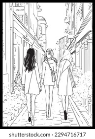 Fashion Coloring Pages for Girls