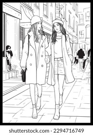 Fashion Coloring Pages for Girls