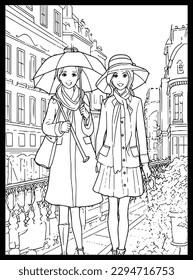 Fashion Coloring Pages for Girls