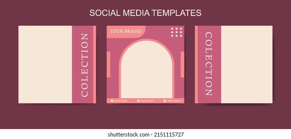 fashion concept social media template