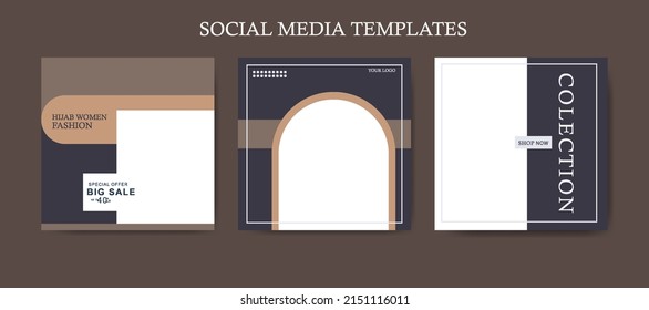 fashion concept social media template