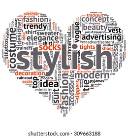 fashion and costume tag word cloud background.