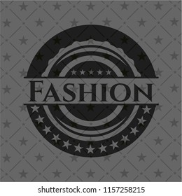  Fashion dark emblem. Retro