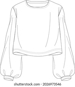 Fashion Design Apparel Tech Flat