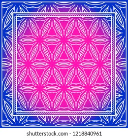 Fashion design Print with geometric pattern. Vector illustration. For modern interior design, fashion textile print, wallpaper