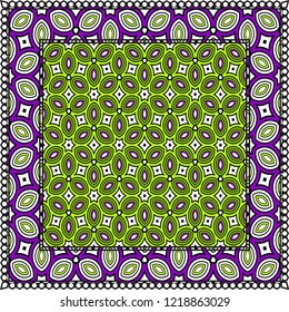 Fashion design Print with geometric pattern. Vector illustration. For modern interior design, fashion textile print, wallpaper