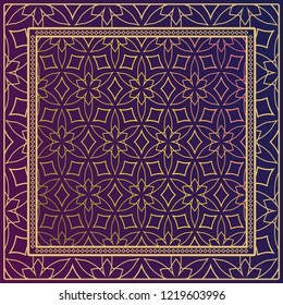 Fashion design Print with geometric pattern. Vector illustration. For modern interior design, fashion textile print, wallpaper