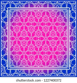Fashion design Print with geometric pattern. Vector illustration. For modern interior design, fashion textile print, wallpaper