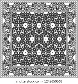 Fashion design Print with geometric pattern. Vector illustration. For modern interior design, fashion textile print, wallpaper
