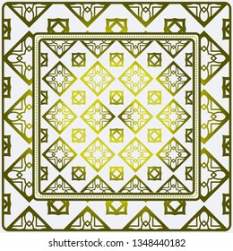 Fashion Design Print With Geometric Pattern. Vector Illustration. For Modern Interior Design, Fashion Textile Print, Wallpaper.