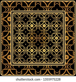 Fashion Design Print With Geometric Pattern. Vector Illustration. For Modern Interior Design, Fashion Textile Print, Wallpaper.