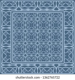 Fashion Design Print With Geometric Pattern. Vector Illustration. For Modern Interior Design, Fashion Textile Print, Wallpaper.