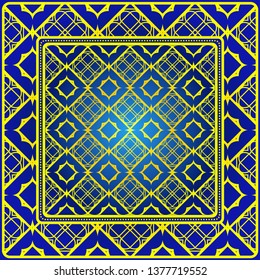 Fashion Design Print With Geometric Pattern. Vector Illustration. For Modern Interior Design, Fashion Textile Print, Wallpaper.
