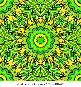 Fashion Design Print With Seamless Floral Pattern. Vector Illustration. For Modern Interior Design, Fashion Textile Print, Wallpaper