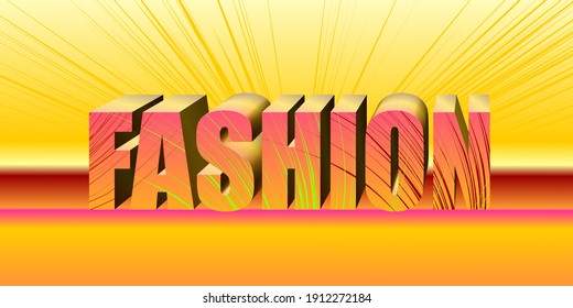 Fashion design yellow, fashion banner design