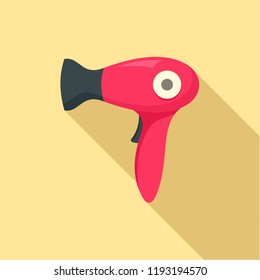 Fashion dryer icon. Flat illustration of fashion dryer vector icon for web design