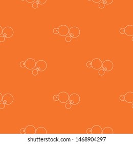 Fashion earrings pattern vector orange for any web design best