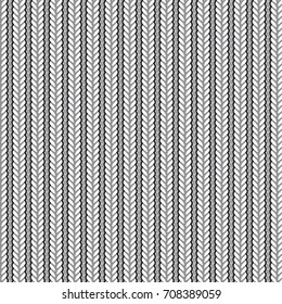 Fashion Elements: 1 x 1 Rib Knit Seamless Vector Pattern