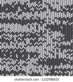 Fashion Elements: 2-Color Space-Dyed Jersey Knit Seamless Vector Illustration