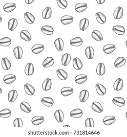 Fashion Elements: Cowrie Shells Seamless Pattern Vector Illustration