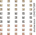 Fashion Elements: Pyramid Metal Studs Vector Illustration in Gold, Silver, & Rose Gold 