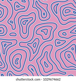 Fashion ethnic seamless fabric pattern. Abstract tribal ornament design . Hand drawn boho, hippie swimwear trand. Handcrafted colorful painting. Textile vintage  watercolor tie dye background .
