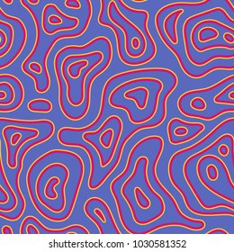 Fashion ethnic seamless fabric pattern. Abstract tribal ornament design . Hand drawn boho, hippie swimwear trand. Handcrafted colorful painting. Textile vintage  watercolor tie dye background .
