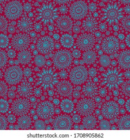 fashion fabric seamless vector floral print 