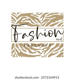 FASHION AND FABULOUS SKIN ANIMALS, Graphic design print t-shirts fashion, illustration, vector, posters, cards, stickers, mug