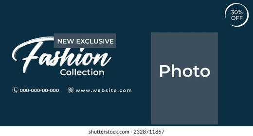 Fashion Facebook cover banner template