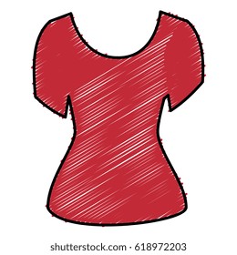 Fashion female garment icon