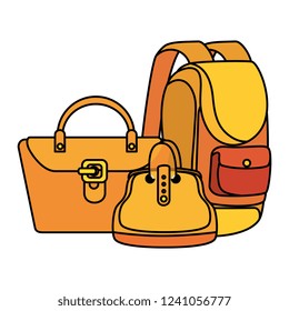 fashion feminine handbags set