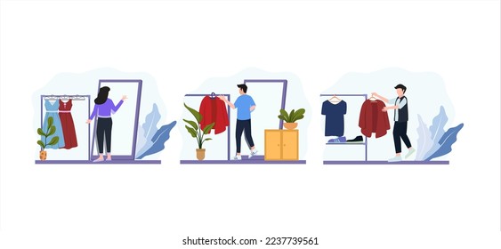 Fashion Flat Bundle Design Illustration