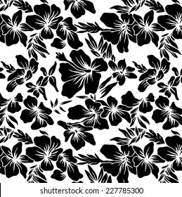 Fashion floral summer.black background.