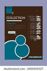 Fashion flyer template fully customizable