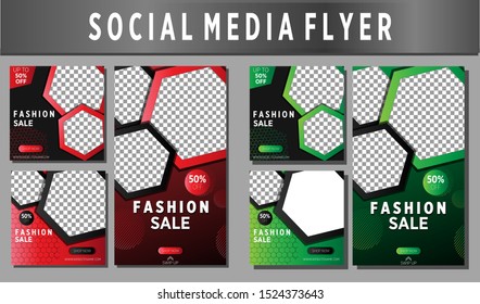 fashion flyer templates for social media