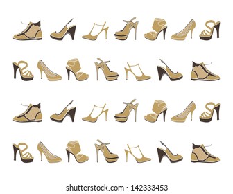 fashion footwear pattern