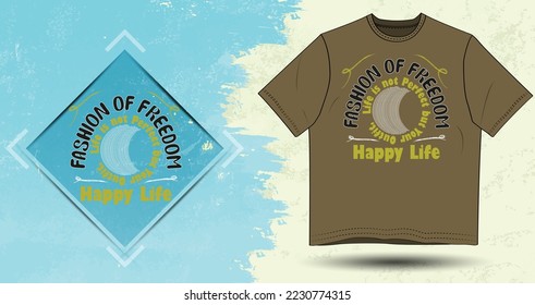 Fashion of freedom for clothes slogan.  T-shirt graphics. For t-shirt or other uses pattern. Typography lettering design template for print t shirt fashion clothing poster.