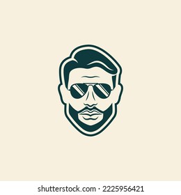 FASHION GENT Icon can be used for creating logos for businesses like Barber Shops, Hair Salons, Personal Stylists, 