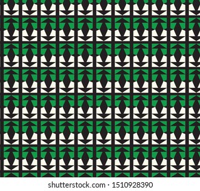 Fashion geometric pattern design for textile printing and for modern wallpaper and background