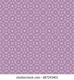 fashion geometric seamless pattern of different geometric shapes. vector illustration. purple color