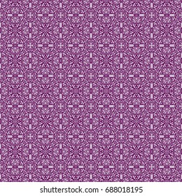 fashion geometric seamless pattern of different geometric shapes. vector illustration. purple color