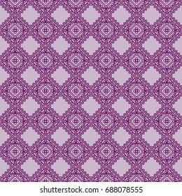 fashion geometric seamless pattern of different geometric shapes. vector illustration. purple color
